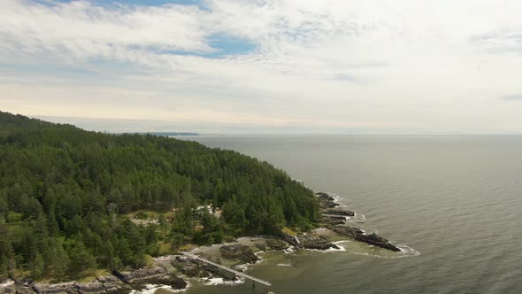 Aerial View of Bowen Island alt