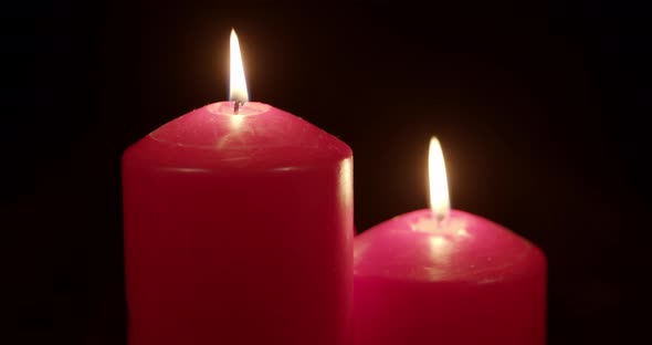 Three Red Candles