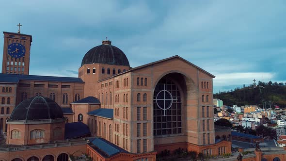 Famous brazilian catholic sanctuary at Aparecida city Brazil. alt