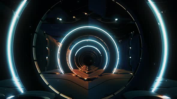 Circle And Cube Tunnel
