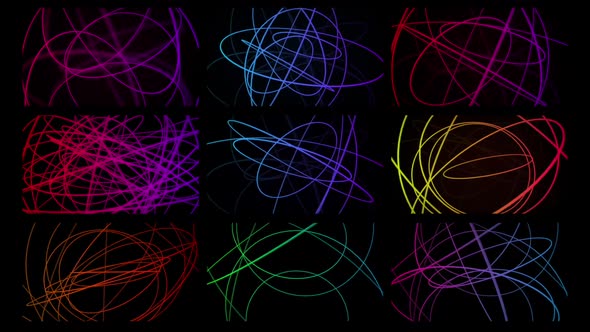 4K Neon Loop Pack for visual background alt
