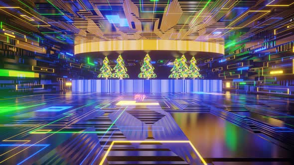 Christmas tree vj loop background,Christmas Trees Loop alt