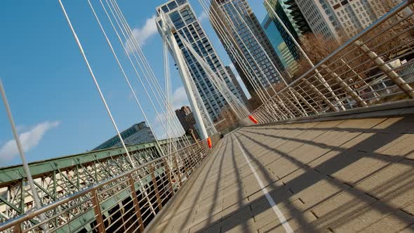 Golden Jubilee Bridge, London, England, UK alt