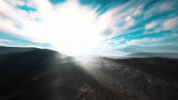 Mountains of Afghanistan at Sunset alt