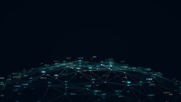 Digital World Globe Background 4K alt