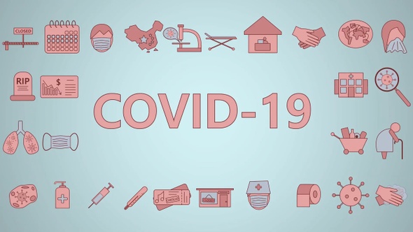 Covid-19 Coronavirus Simple Icon Pack