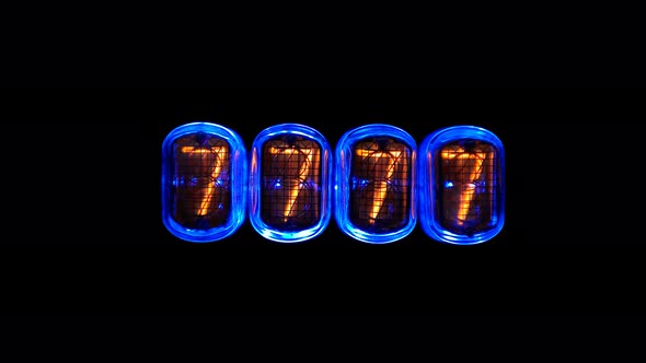 Counting Time Counters, Numerical Counter From 9 To 0, Gas Discharge Indicator Nixie Tube alt