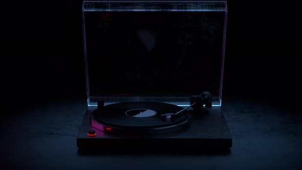 Turntable vinyl record player