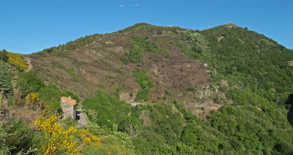 Col de l'Asclier, Cevennes, Gard, France alt