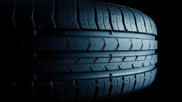 Passing Generic Car Tire With Grip Surface alt