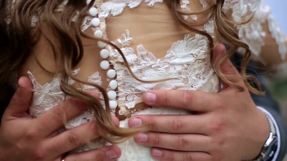 Stylish and Tender Couple in Love  the Bride and Groom alt