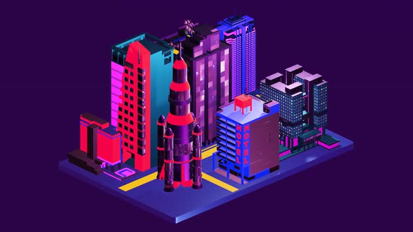 The rocket is ready to fly towards the moon leaving the earth alt