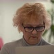 Elderly Working on Laptop at Home - VideoHive Item for Sale