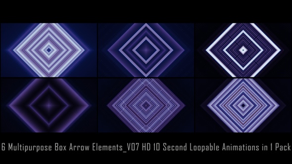 Multipurpose Box Arrow Elements V07