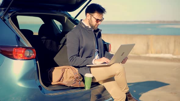 Company Meeting On Webcam Video Call. Collaboration Team On Remote Office.Freelancer Videoconference alt