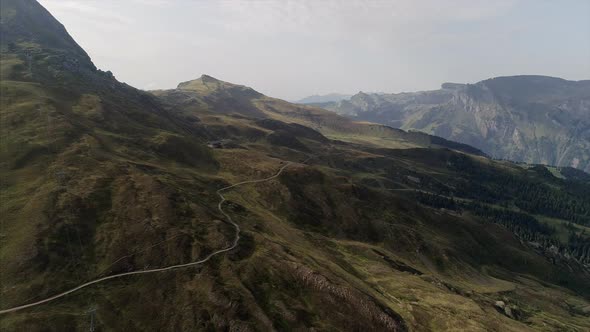Aerial View of Mannlichen Mountain  alt