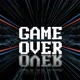 GAME OVER Glitch Text and Tech Room, Loopable - VideoHive Item for Sale