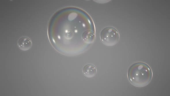 Loopable Soap Bubbles Gray