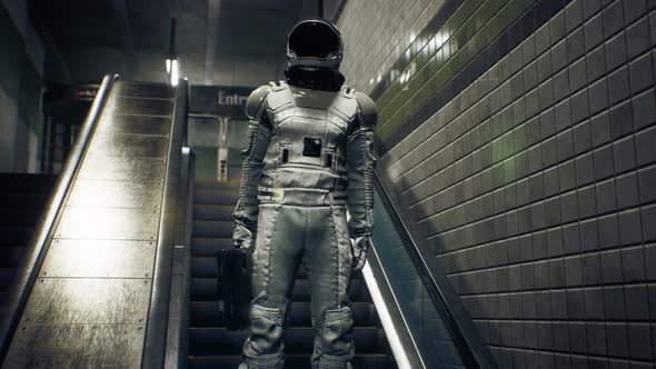 Astronaut In The Subway