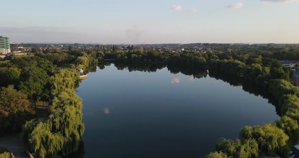 Ukraine City Rivne. Aerial Shot