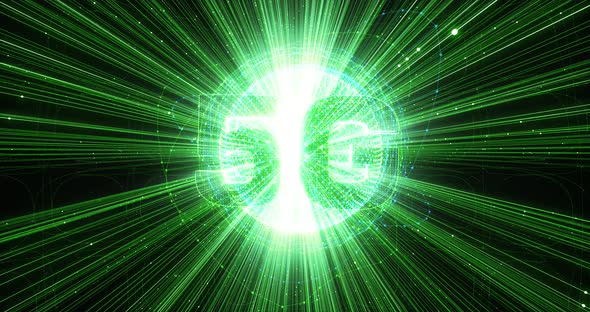 High-Speed Fiber data transfer 5G 4G bits internet  AI network technology information fast world alt