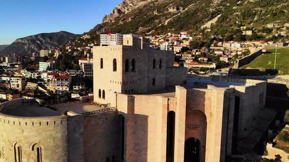 Citadel of Kruja Skanderbeg Warrior Fight Against Ottoman Empire From Medieval Fortress
