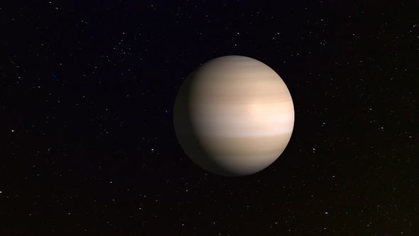 3d realistic rotated zoom in Saturn alt