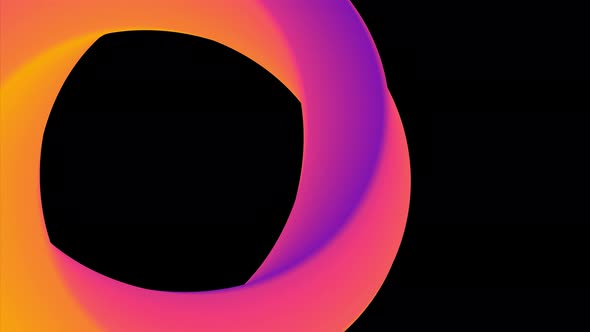 Gradient 3D Loop Frame alt