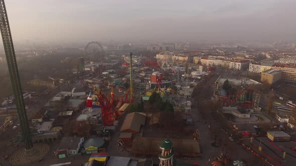 Aerial of Wurstelprater alt