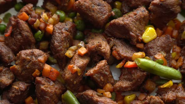 Cooking Meat With Vegetables alt