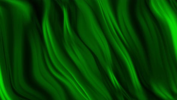 Green Dark Smooth Wave Motion Animated Background alt