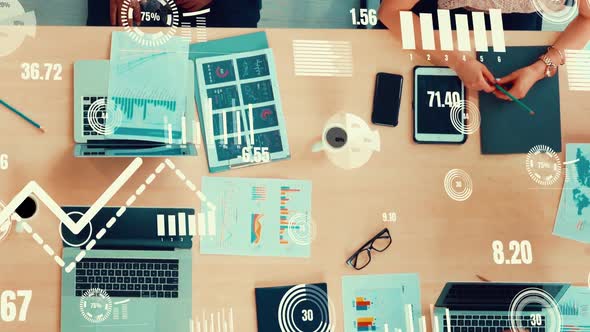 Creative Visual of Business People in Corporate Staff Meeting alt