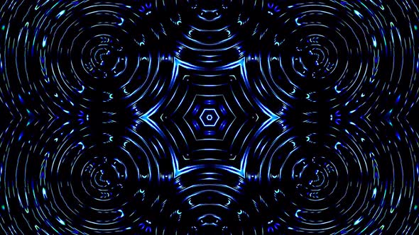 circular lines rotating abstract multicolor black background alt