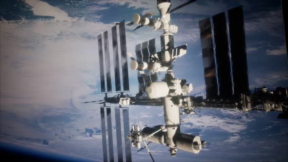 A View of the Earth and a Spaceship alt