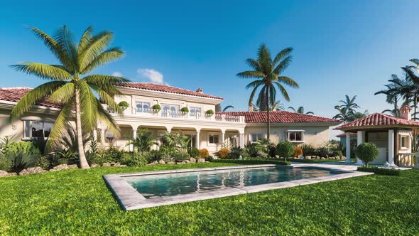 Luxury Modern Private Villa with Swimming Pool alt