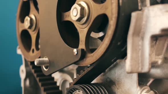 Pulleys, Pinch Rollers And Timing Belt Of The Internal Combustion Engine 2