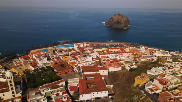 Garachico city in Tenerife, Spain alt