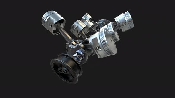 Engine Pistons V8 alt