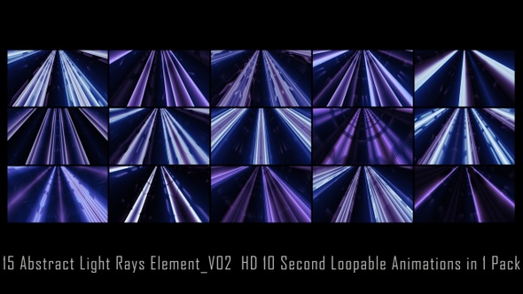 Abstract Light Rays Element V02