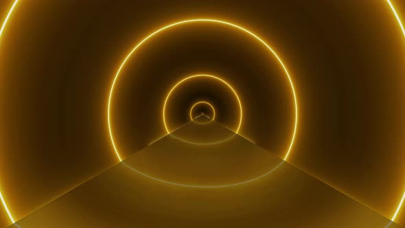 Flight Inside Tunnel, Neon Light Abstract Background (6)