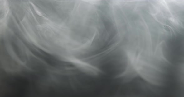 Swirling plumes of smoke