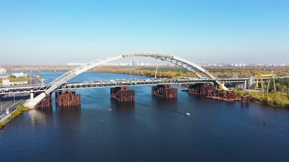 Construction of a New Bridge in Kiev