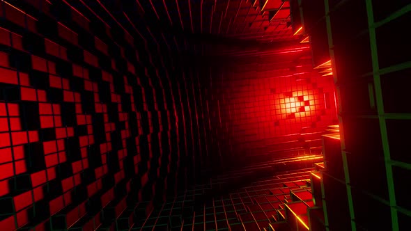 Cube Room Vj Loop Background HD alt