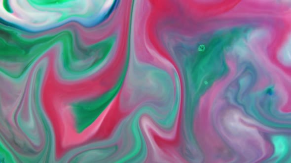 Hypnotizing In Detailed Surface Colorful Paint Spreads 53