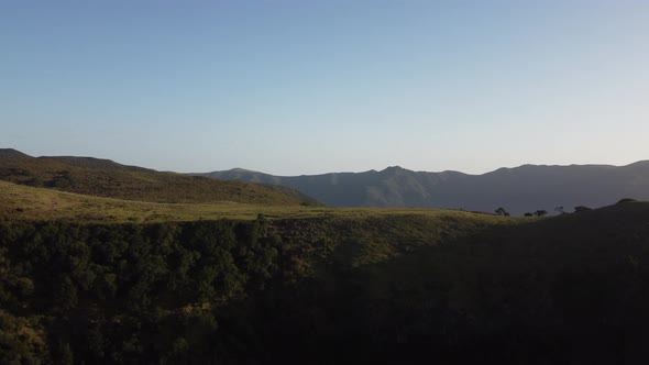 Witnessing the beautiful golden light hit the mountain tops in Madeira. Shot on DJI. alt