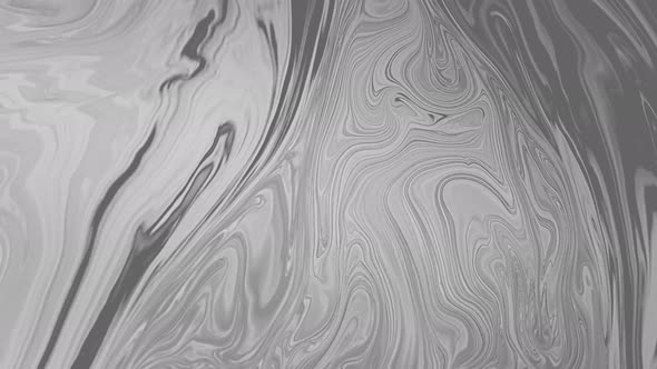 Soap bubbles skin with changing shapes in black and white alt