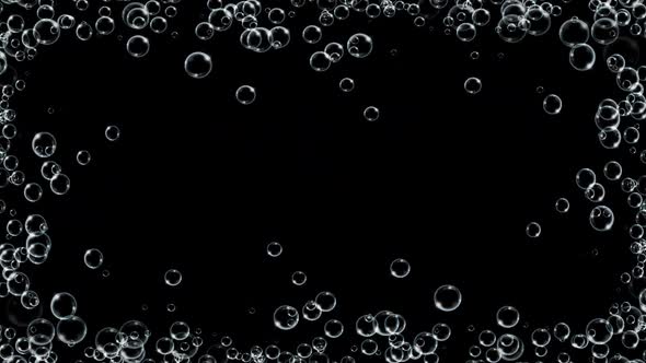 Beautiful transparent bubble frame background 01 alt