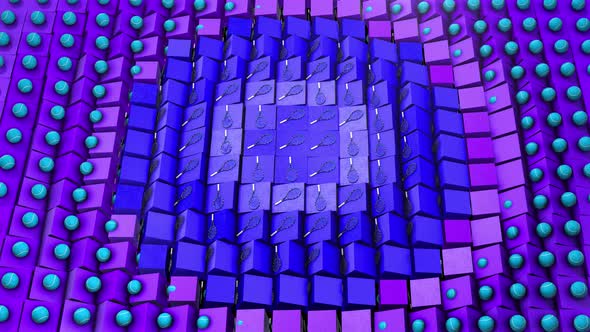 Cubic Sports Tennis Background Blue alt