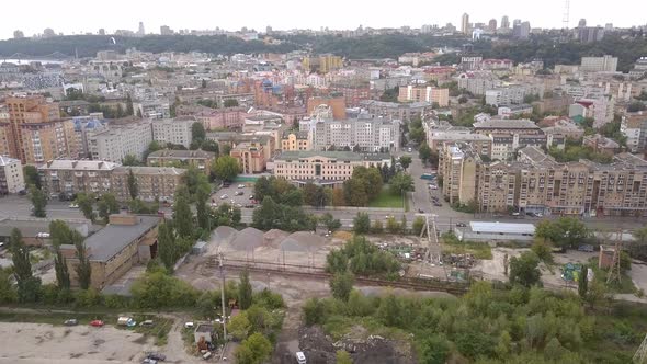 the Downtown of Kiev Podol District