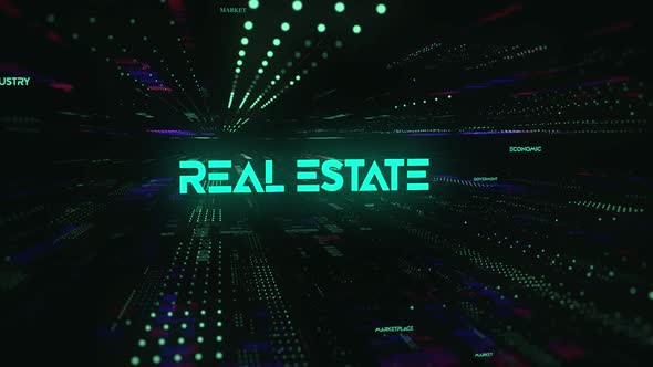 Sci Fi Digital Economics Word Real Estate alt
